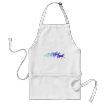 Many Horses (blues) Aprons
