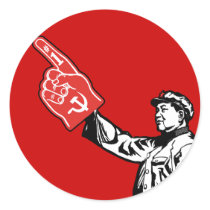 Mao - le communisme est #1 autocollants