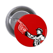 Mao - le communisme est #1 boutons publicitaires