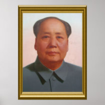 mao portrait print