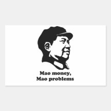 Mao Problems Rectangular Sticker