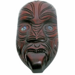 Maori Carved Mask photo sculptures