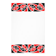 Maori Kowhaiwhai Pattern 2 Stationery