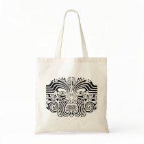 Maori Tattoo - Black and White Bags