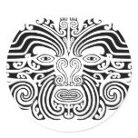 Maori Tattoo - Black and White stickers