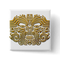Maori Tattoo - Gold Pin