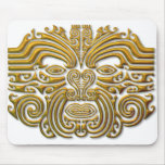 Maori Tattoo - Gold Mousepad