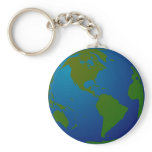 Map/Globe Key Chain