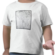 Map of Africa Tee Shirt