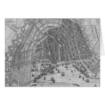 Map of Amsterdam, 1662 Cards