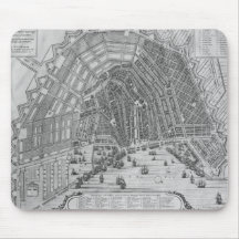 Map of Amsterdam, 1662 Mouse Pads