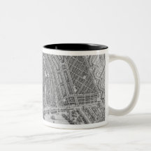 Map of Amsterdam, 1662 Mug