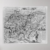 Map of Ancient Rome Poster