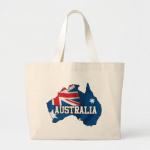 Map Of Australia Canvas Bags