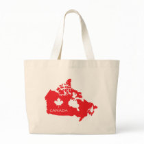 Map Of Canada Tote Bag