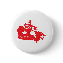 Map Of Canada Button
