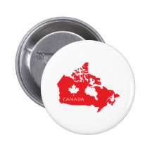 Map Of Canada Button