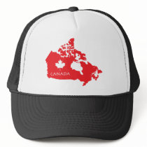 Map Of Canada Mesh Hats