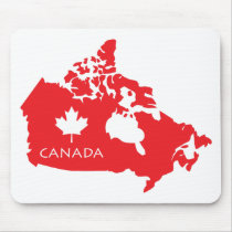 Map Of Canada Mouse Mat