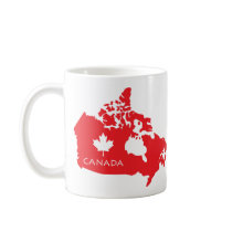 Map Of Canada Mugs