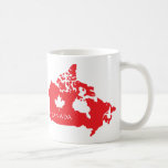 Map Of Canada Mugs