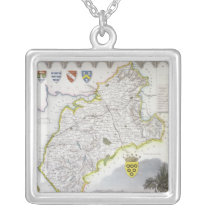 Map of Cumberland, from 'Moule's English Custom Jewelry