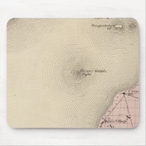 Map of Emmet County, Michigan Mousepad
