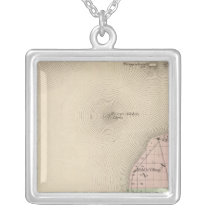 Map of Emmet County, Michigan Pendant