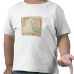 Map of Emmet County, Michigan t-shirts