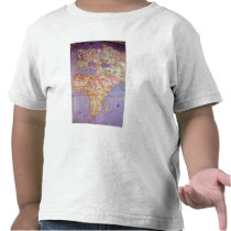 Map of Europe and Africa t-shirts