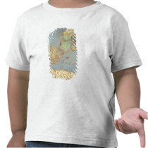 Map of France, Spain and North-West Africa t-shirts