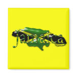 Map of Jamaica Magnet