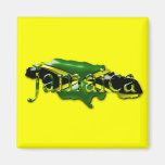 Map of Jamaica Magnet