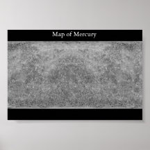 Map of Mercury Print