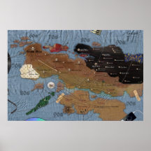Map of Metal (second edition) Colossal Size Posters