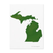 Map of Michigan Post Cards