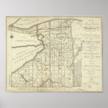 Map of Morris's Purchase or West Geneseo Posters