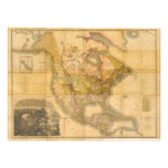 Map of North America by Henry Schenck Tanner 1822 Photo Art