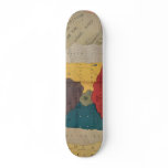 Map of Oz and surrounding countries and deserts skateboards