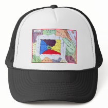 Map Of Oz Mesh Hats