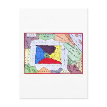 Map Of Oz Postcard