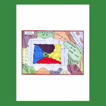 Map Of Oz postcards