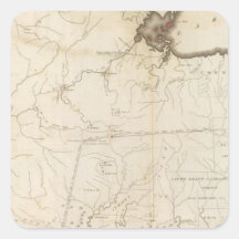 Map of part of the North West Territory Stickers