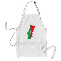 Map Of Portugal Apron