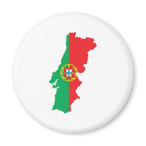 Map Of Portugal Magnet
