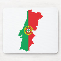 Map Of Portugal Mousepads