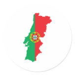 Map Of Portugal Sticker