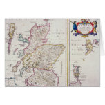 Map of Scotland, c.1700 Card