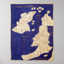 Map of the British Isles, from 'Geographia' Posters