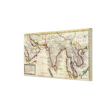 Map of the continent of the East Indies Gallery Wrapped Canvas